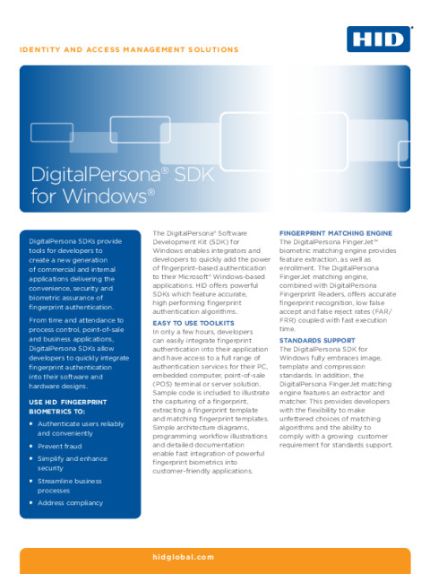 digitalpersona fingerprint software windows 10